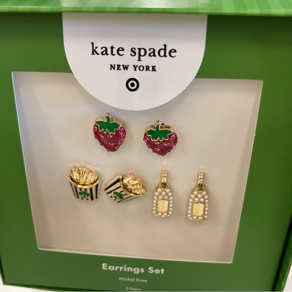 Kate Spade Target Earrings Set of 3